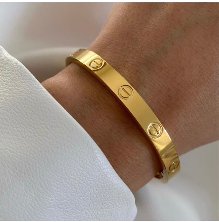 Gold Cartier Bangle