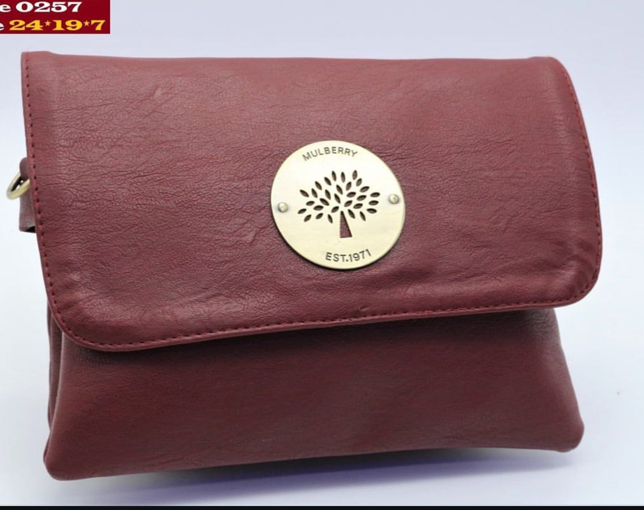 Burgandy Bag
