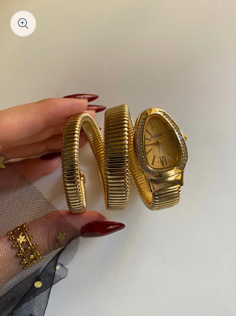 Gold Bulgari Watch