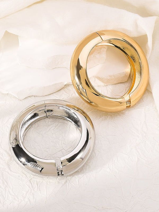 Silver Big Circle Bangle
