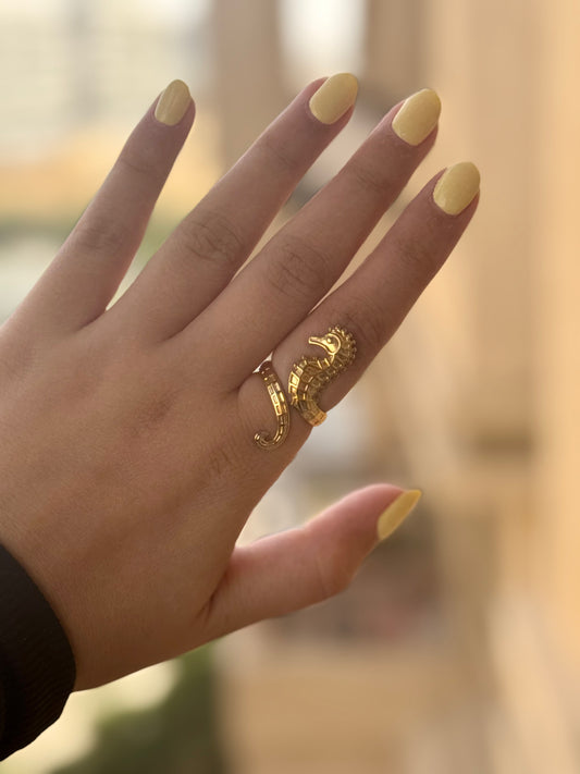 Sea Horse Ring