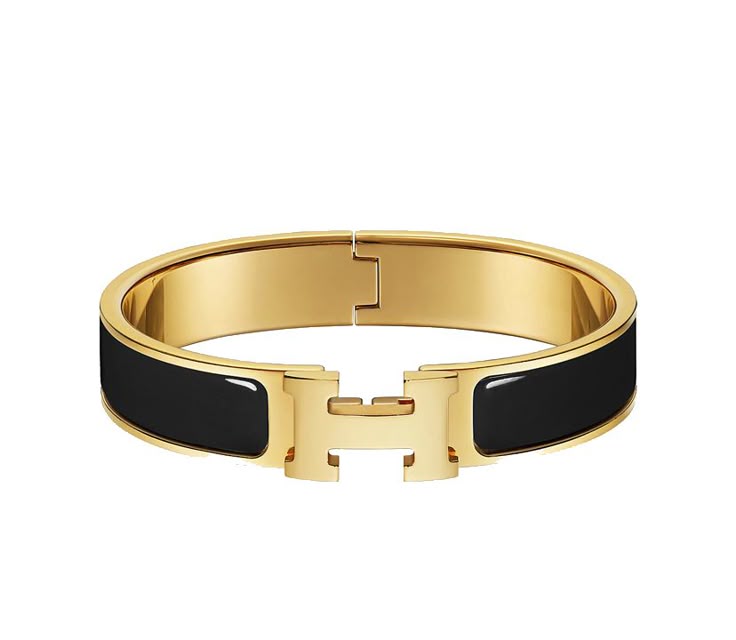 Black Hermes Bangle
