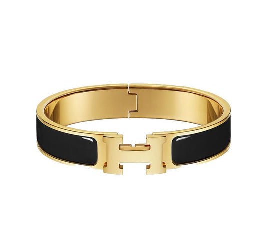 Black Hermes Bangle