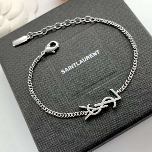 Silver YSL Bracelet