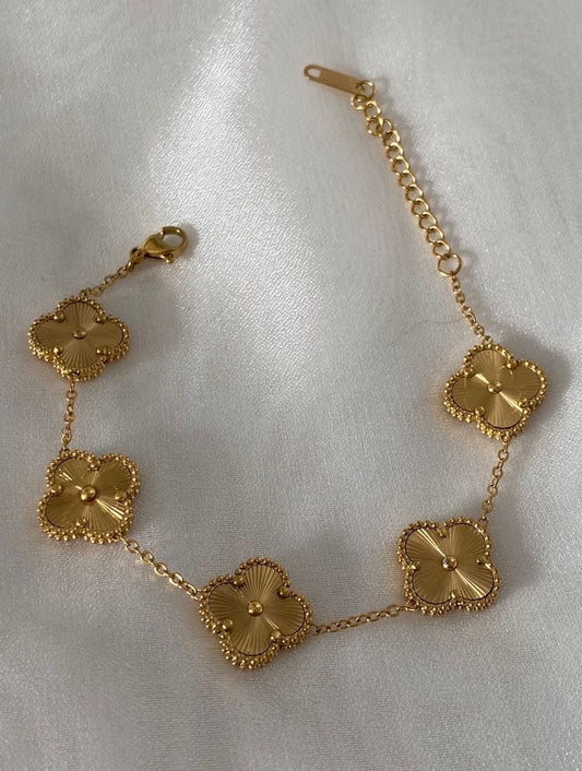 Gold van cleef bracelet