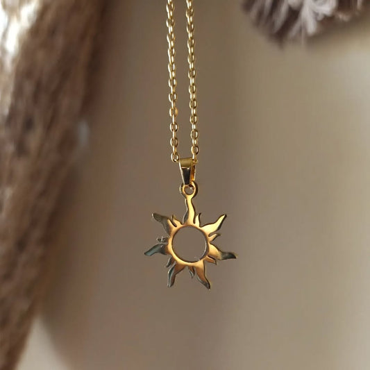 Rapunzel sun necklace