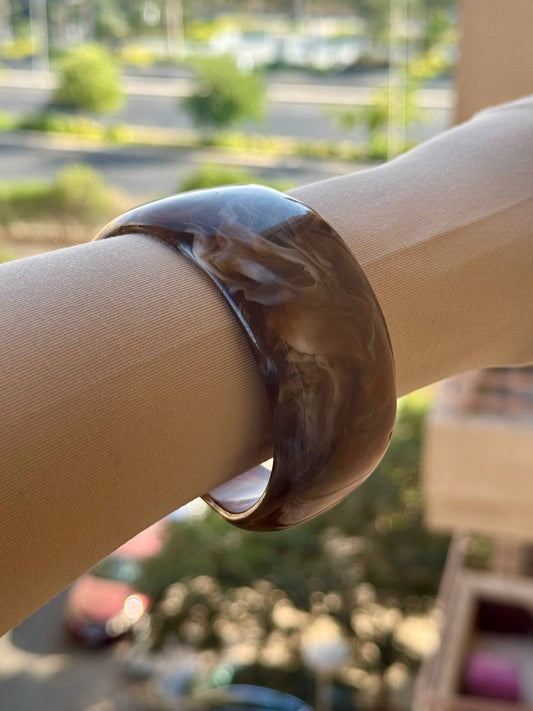 Brown Acrylic Bangle