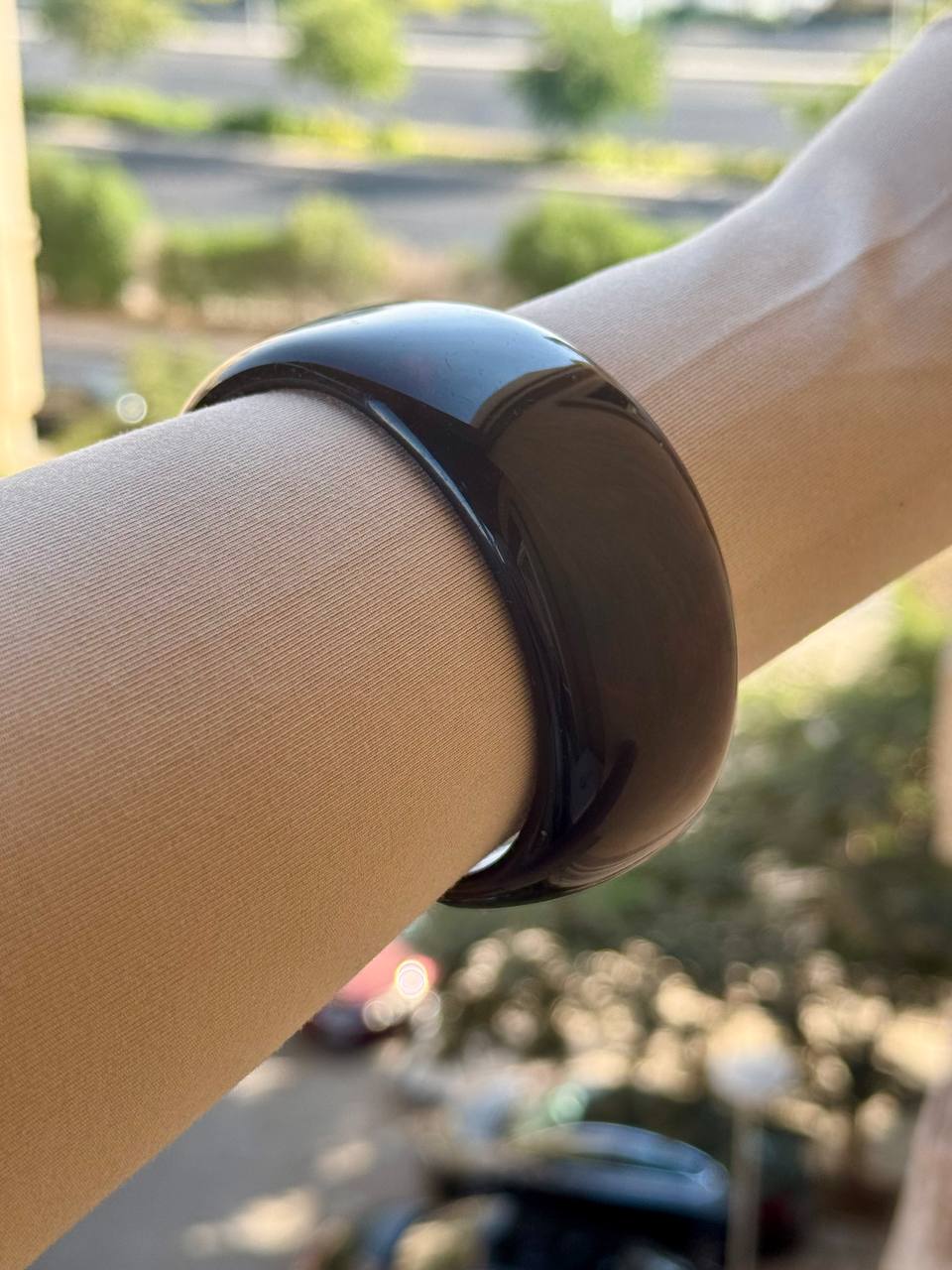 Dark Brown Acrylic Bangle