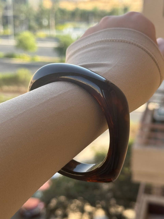 Brown Acrylic Bangle