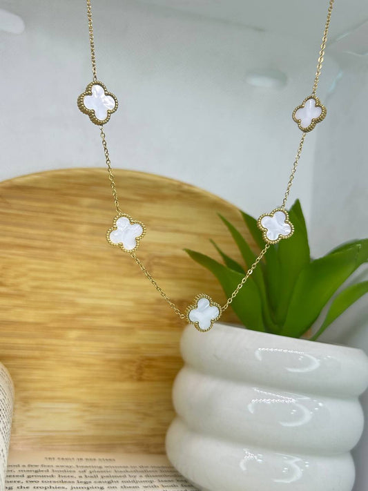 White Van Clief Necklace