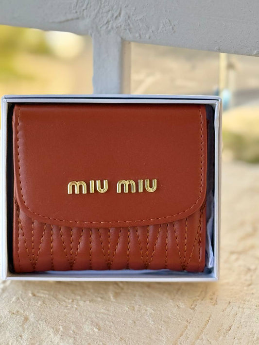 Brown MIU MIU Wallet