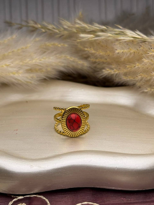 Red Stone Ring