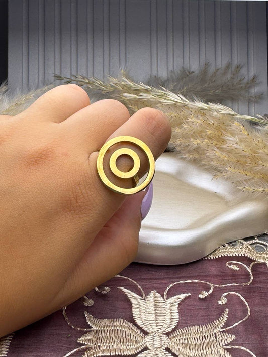 Double Circle Ring