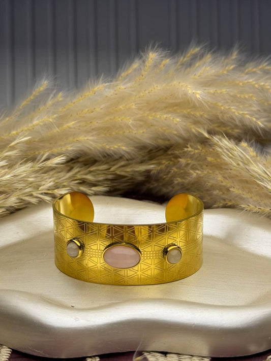 Pink Stones Bangle