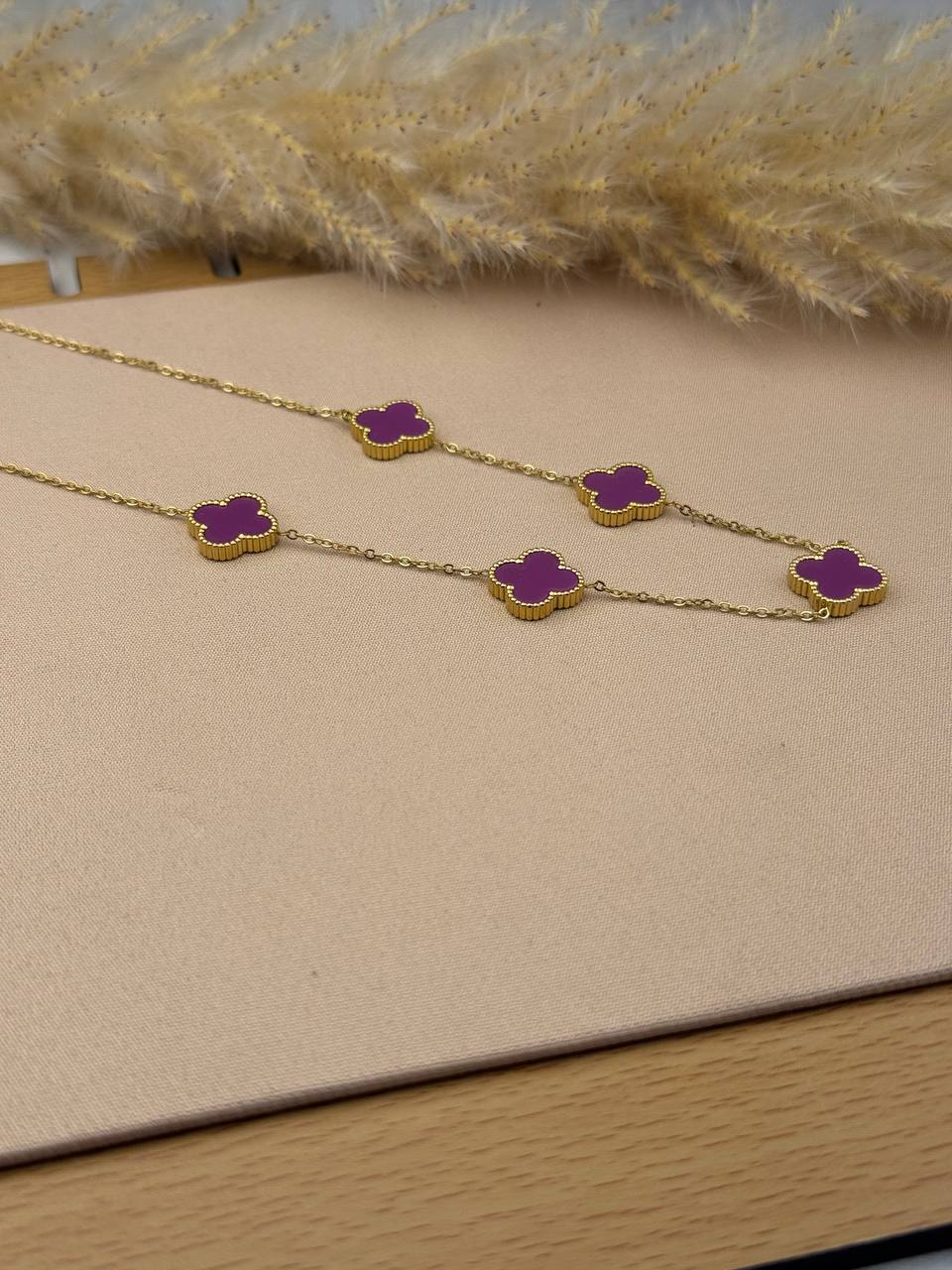Purple Van Clief Necklace