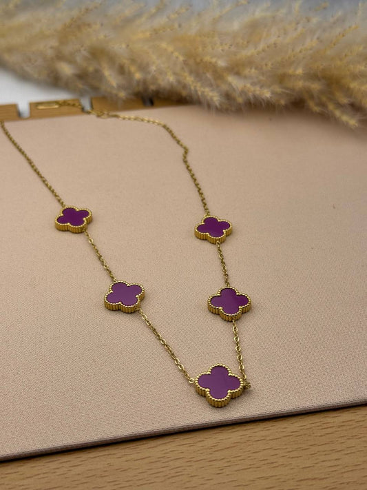 Purple Van Clief Necklace